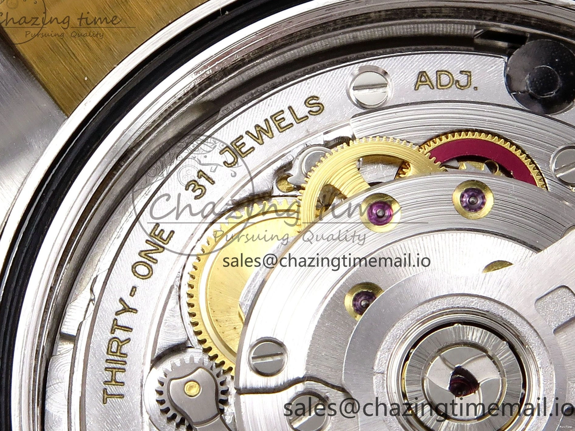 MiroTime 0201 Breathable DateJust 41 SS YG ARF 1:1 Best Edition 904L Steel YG Stick Dial on Oyster Bracelet SH 1260